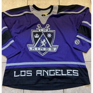 Vintage Koho Los Angeles Kings Hockey Jersey Crown Mens XXL Airknit Coat of Arms